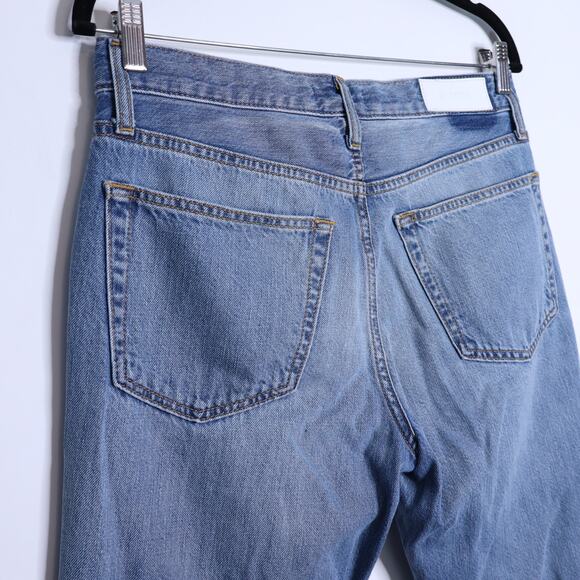 RE/DONE Loose Boot Jeans Hacienda Light Washed Blue High Rise Women's 27 - Picture 7 of 13